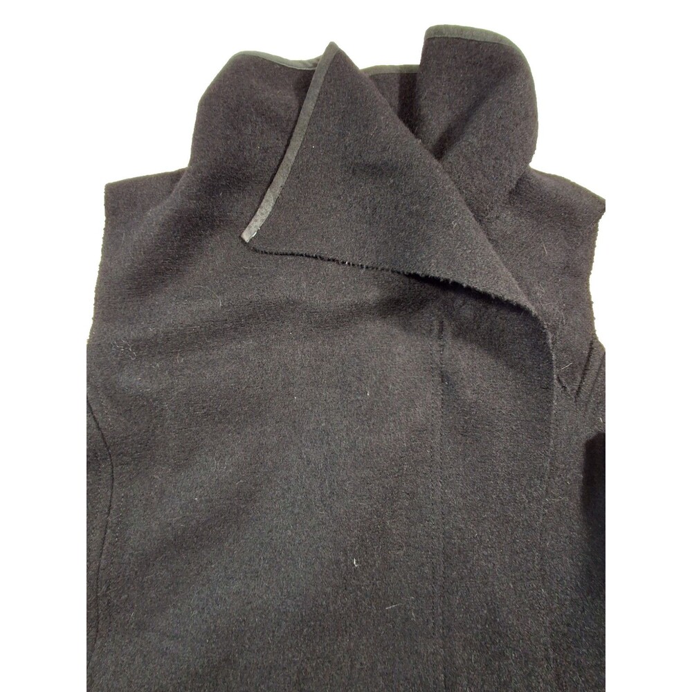 Pendleton Women's Wool Vest Duster Black Sleeveless Coat Size M - Picture 9 of 14